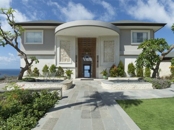 Pandawa Cliff Estate - The Pala - View from the entrance to the sea